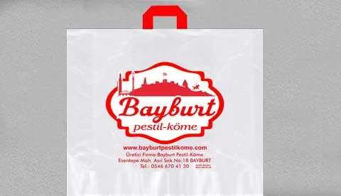 baskılı Kulplu Poşet baskılı Kulplu Poşet